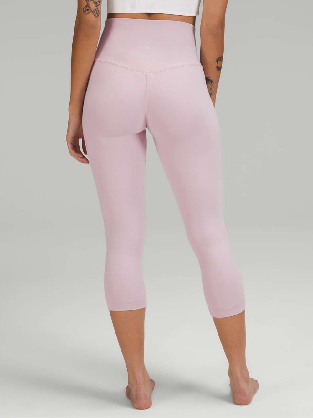 Lululemon Align High-Rise Crop 21" Pink Peony Size 2